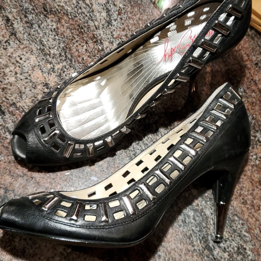 Miss sixty peep toe high heel
